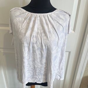 Fresh Produce White Floral Blouse